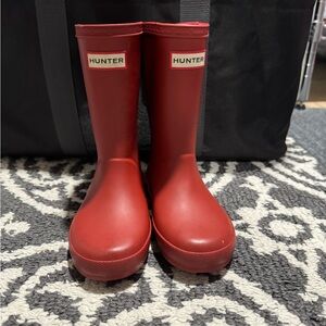 Hunter Red Rain Boots